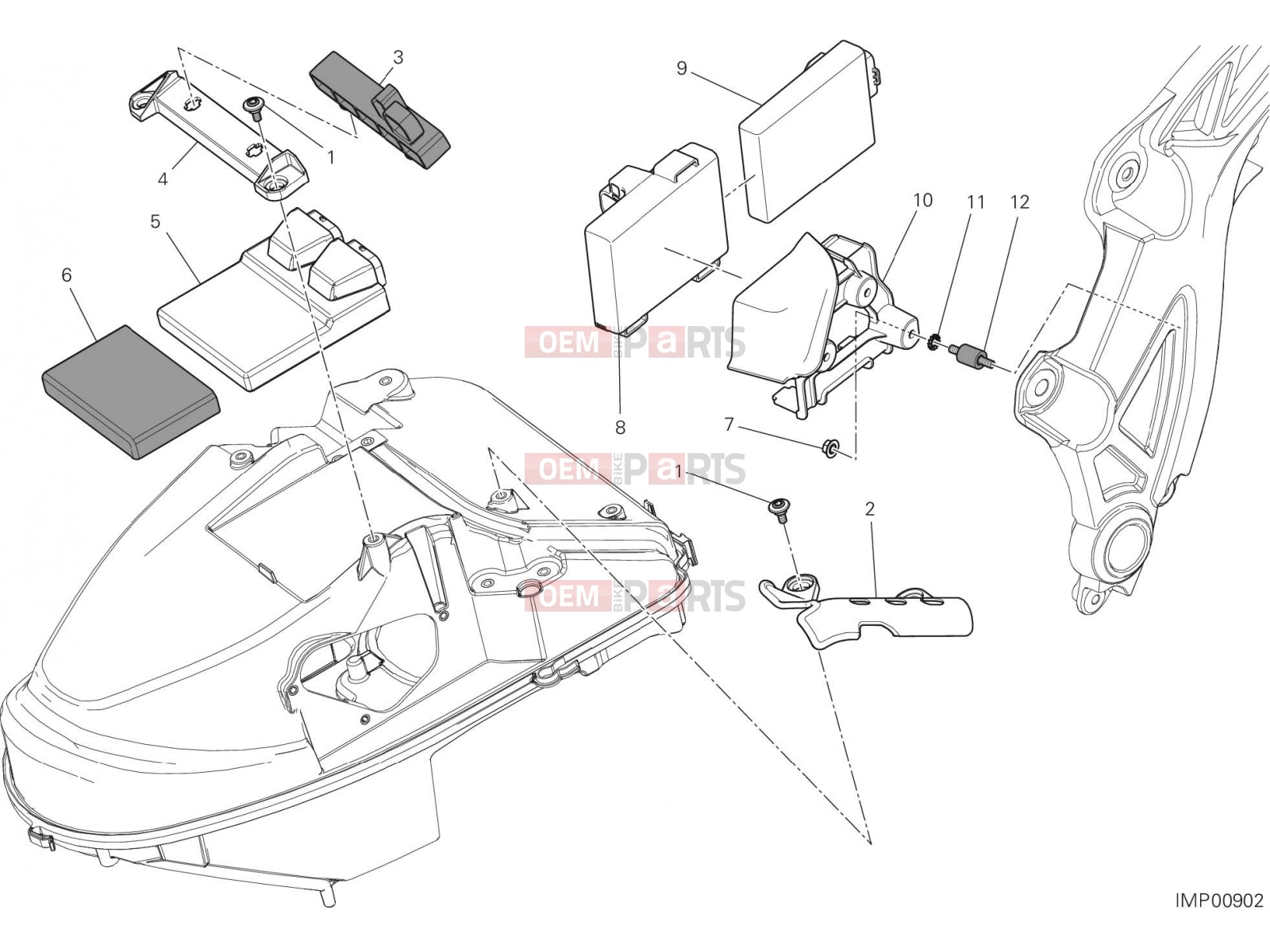DUCATI 2015 Diavel Carbon ENGINE CONTROL UNIT [MOD:DVLC]