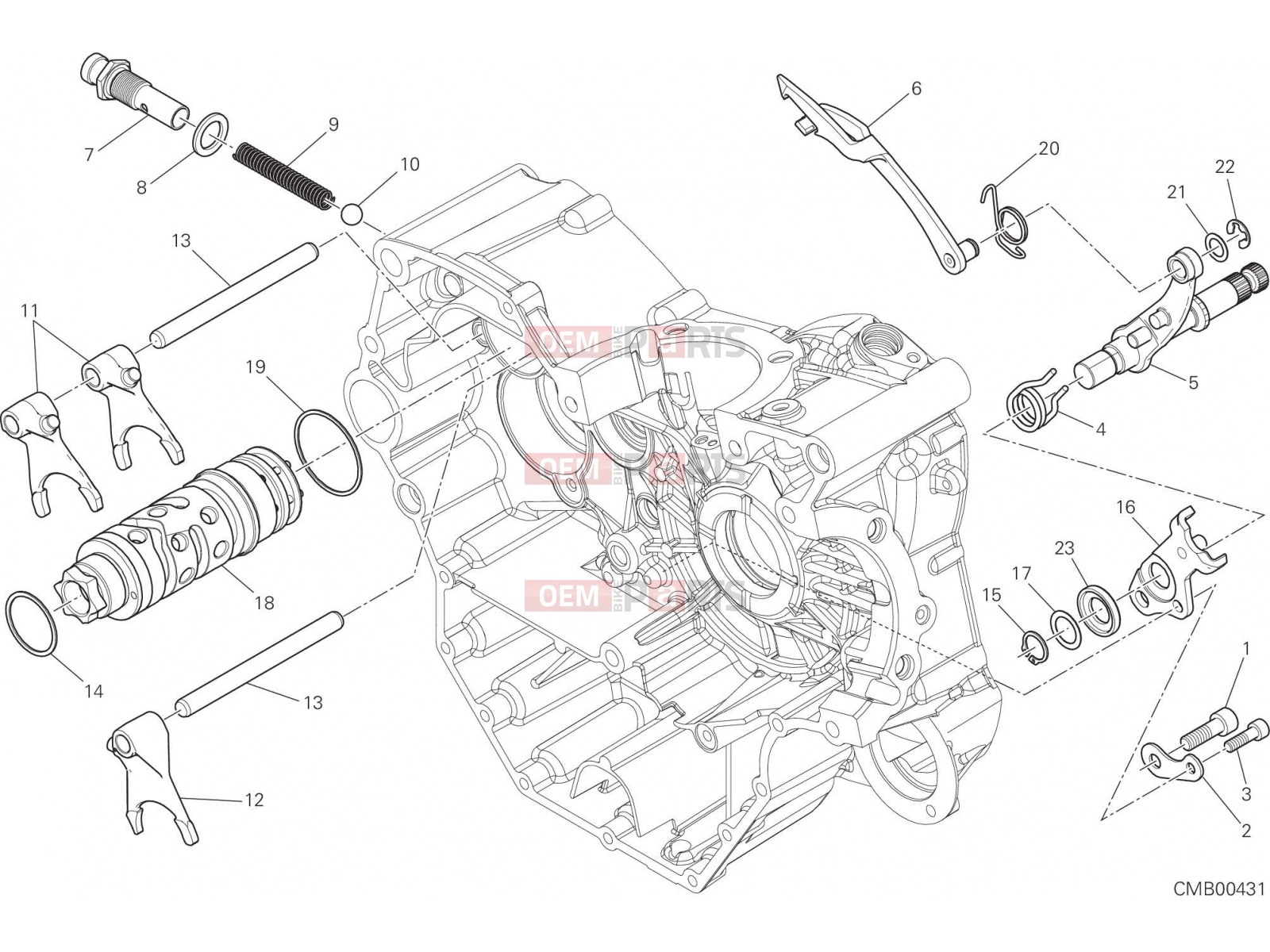 DUCATI 2016 Monster 821 SHIFT CAM - FORK [MOD:M 821]