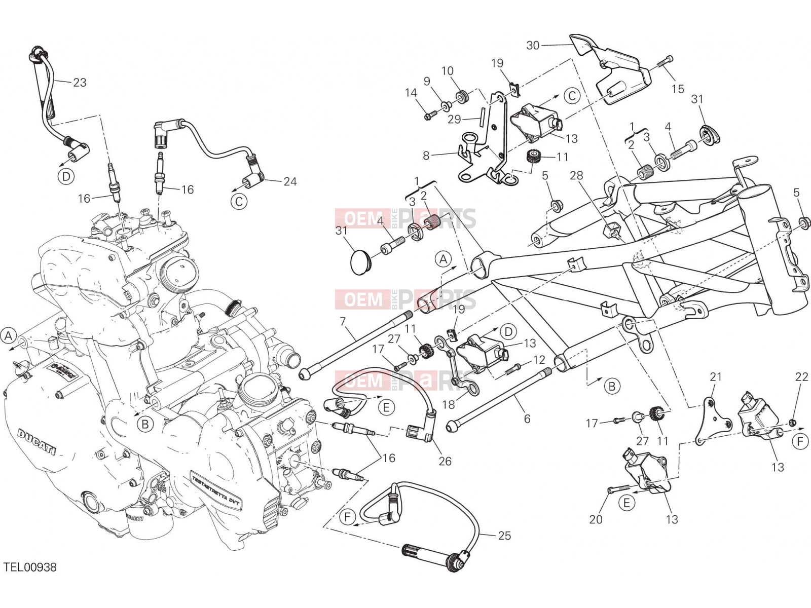 DUCATI 2016 Multistrada 1200 S FRAME [MOD:MS1200S]