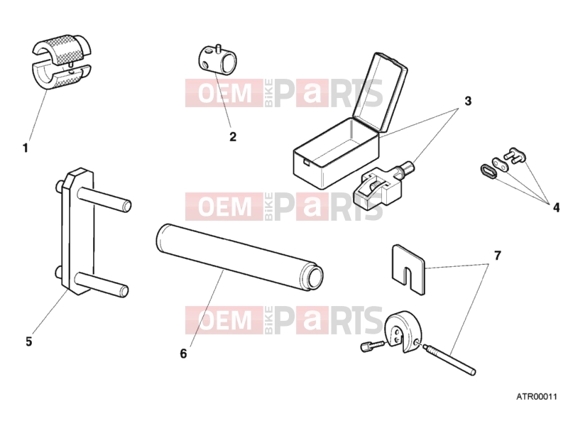 DUCATI 2004 Monster 400 WORKSHOP SERVICE TOOLS, FRAME » FRAME