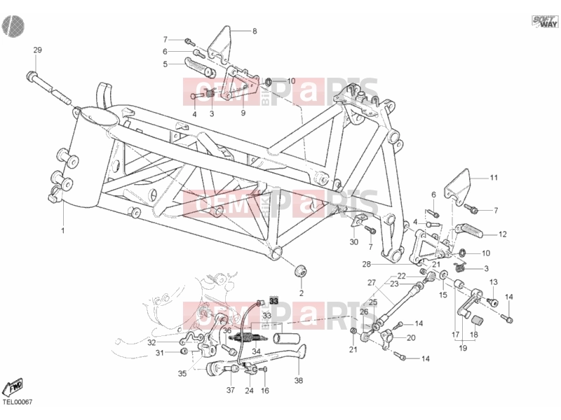 DUCATI 2004 998 Final Ed. Single-Seat FRAME » FRAME