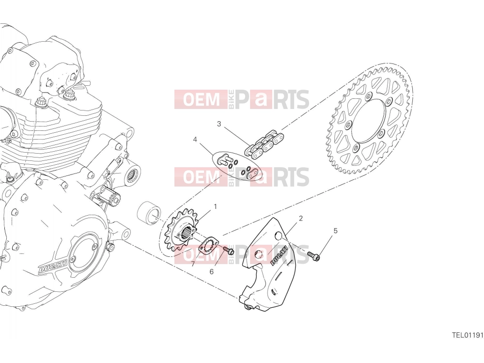 DUCATI 2017 Scrambler Full Throttle FRAME [MOD:SCR800FT]