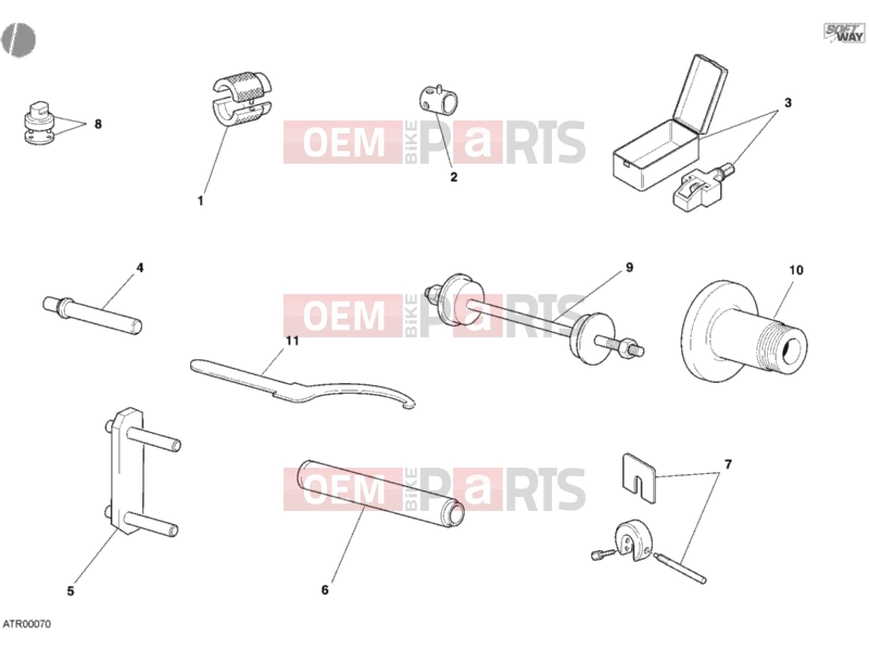 DUCATI 2004 Monster S4R WORKSHOP SERVICE TOOLS, FRAME » FRAME