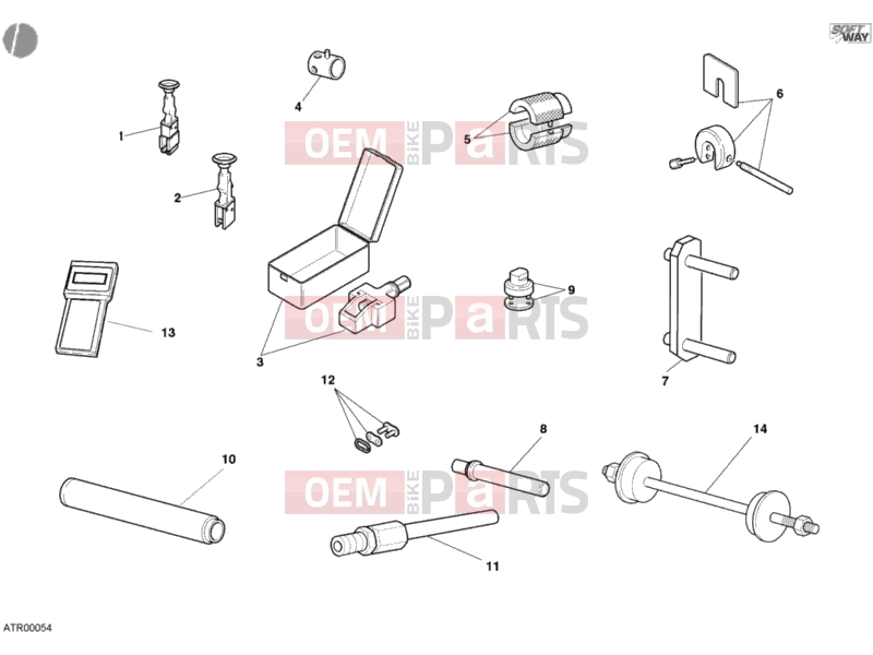 DUCATI 2004 Sporttouring ST4 S ABS WORKSHOP SERVICE TOOLS, FRAME » FRAME