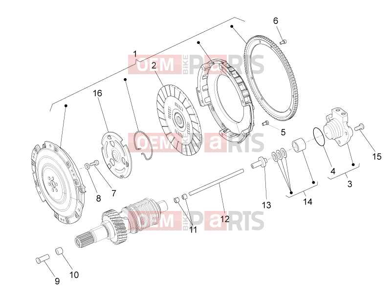 Engine » Clutch - Motoguzzi Eldorado 1400 ABS 2020