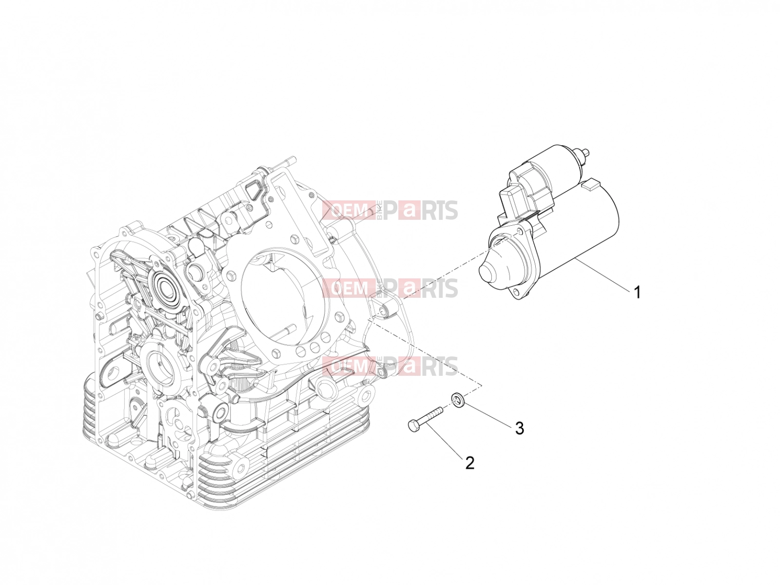 Engine » Starter / Electric starter - Motoguzzi Eldorado 1400 ABS 2020