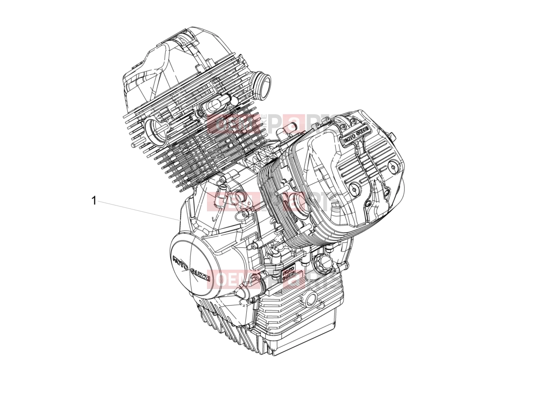 MOTOGUZZI V9 Bobber 850 ABS Engine » Engine-Completing part-Lever