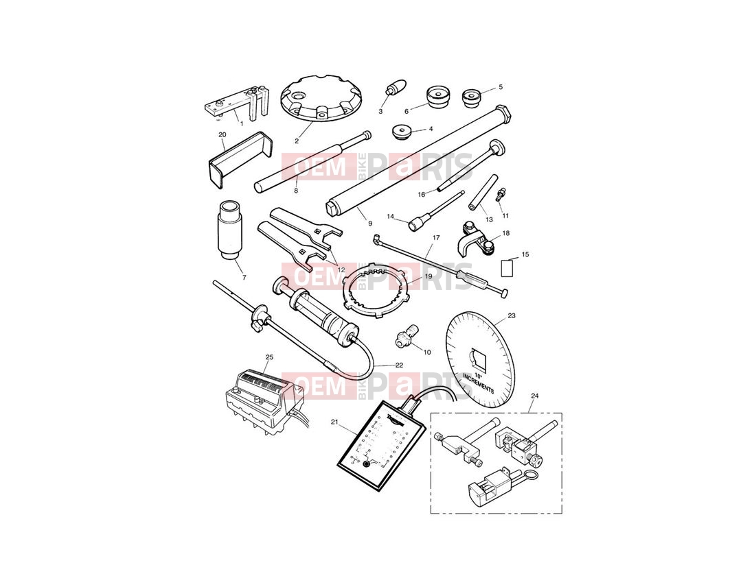 Triumph 1998 TRIDENT Service Tools