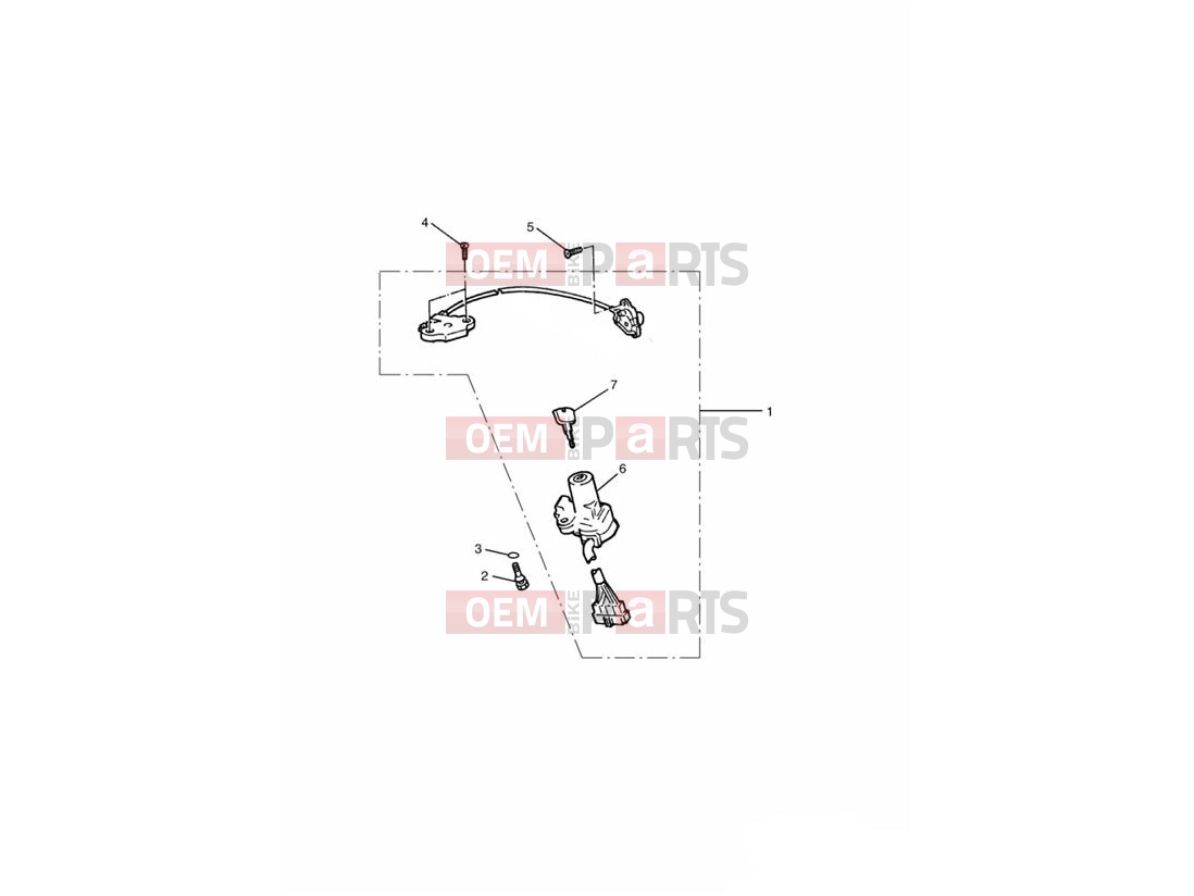 Triumph 2003 THUNDERBIRD SPORT Ignition Switch/Seat Lock
