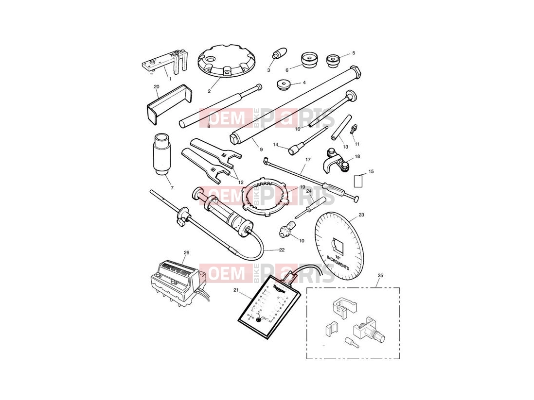 Triumph 2004 THUNDERBIRD SPORT Service Tools