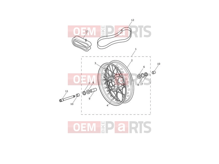 Triumph 2016 THRUXTON Front Wheel