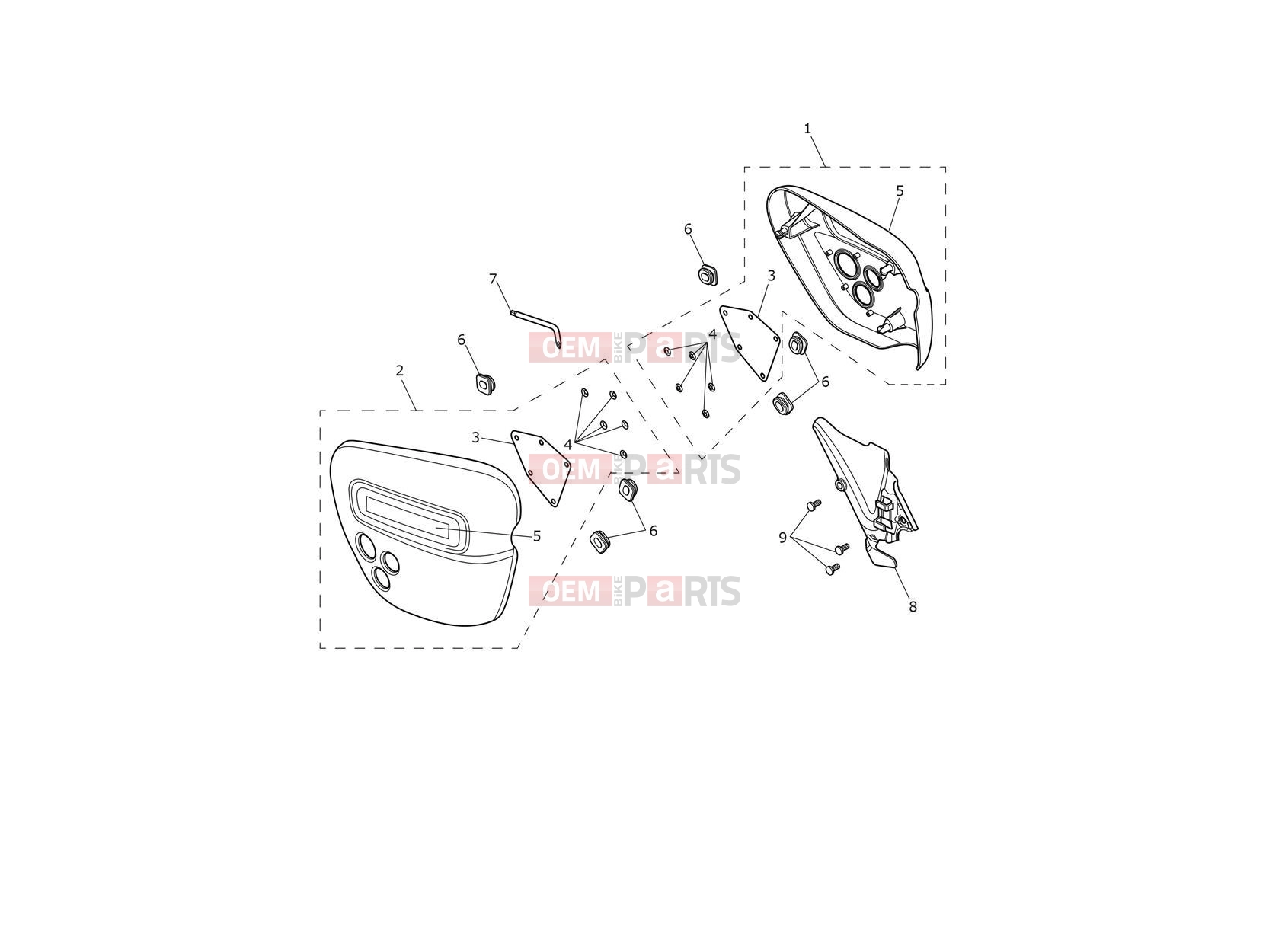 Triumph 2017 THRUXTON Side Fairing Panels