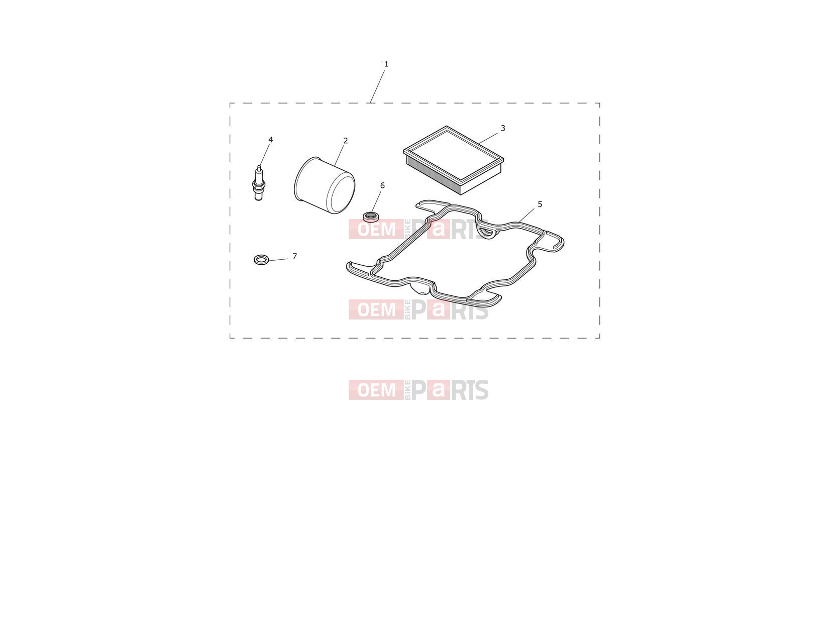 Triumph 2017 THRUXTON Engine Service Kit