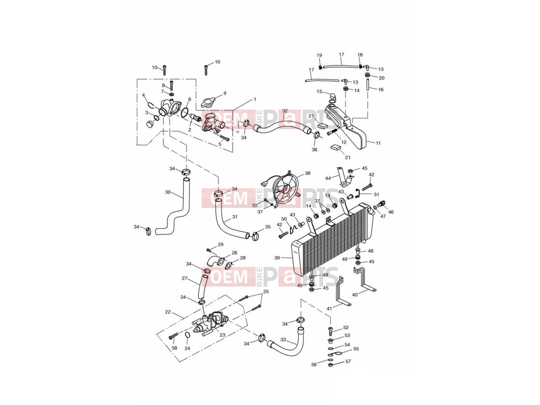 Triumph 2000 SPRINT RS > 139276 Cooling System