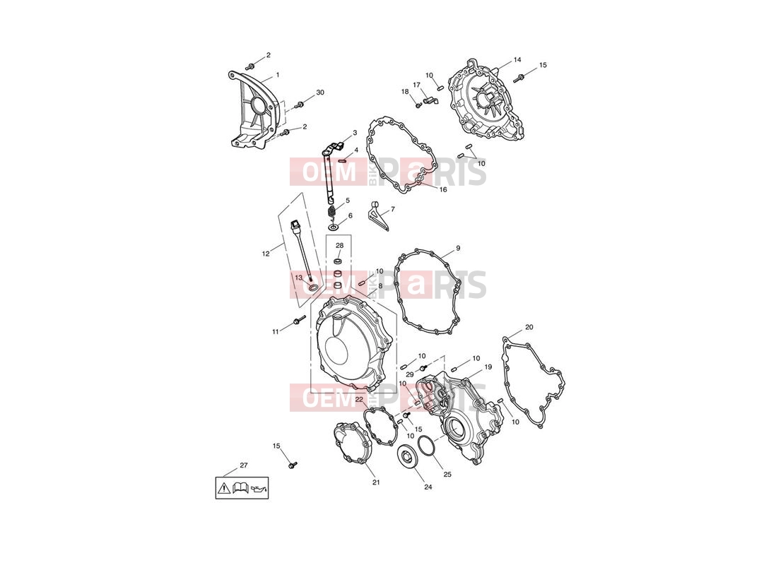 Triumph 2018 SPRINT GT Engine Covers