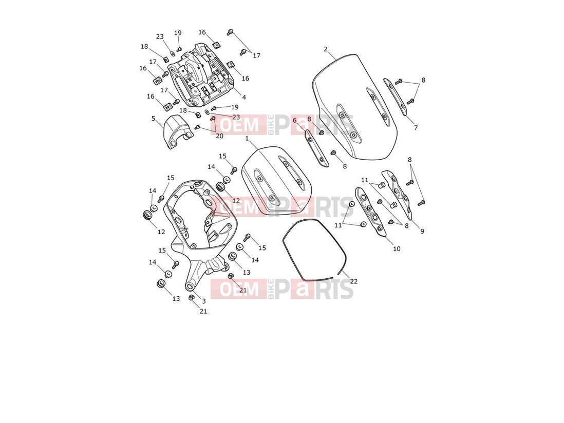 Triumph 2021 ROCKET 3 GT Flyscreen