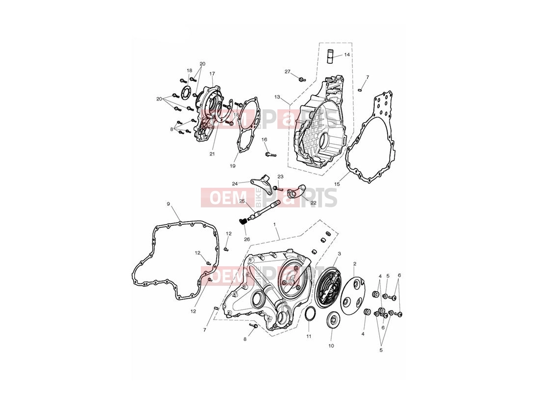 Triumph 2008 ROCKET III TOURING Engine Covers