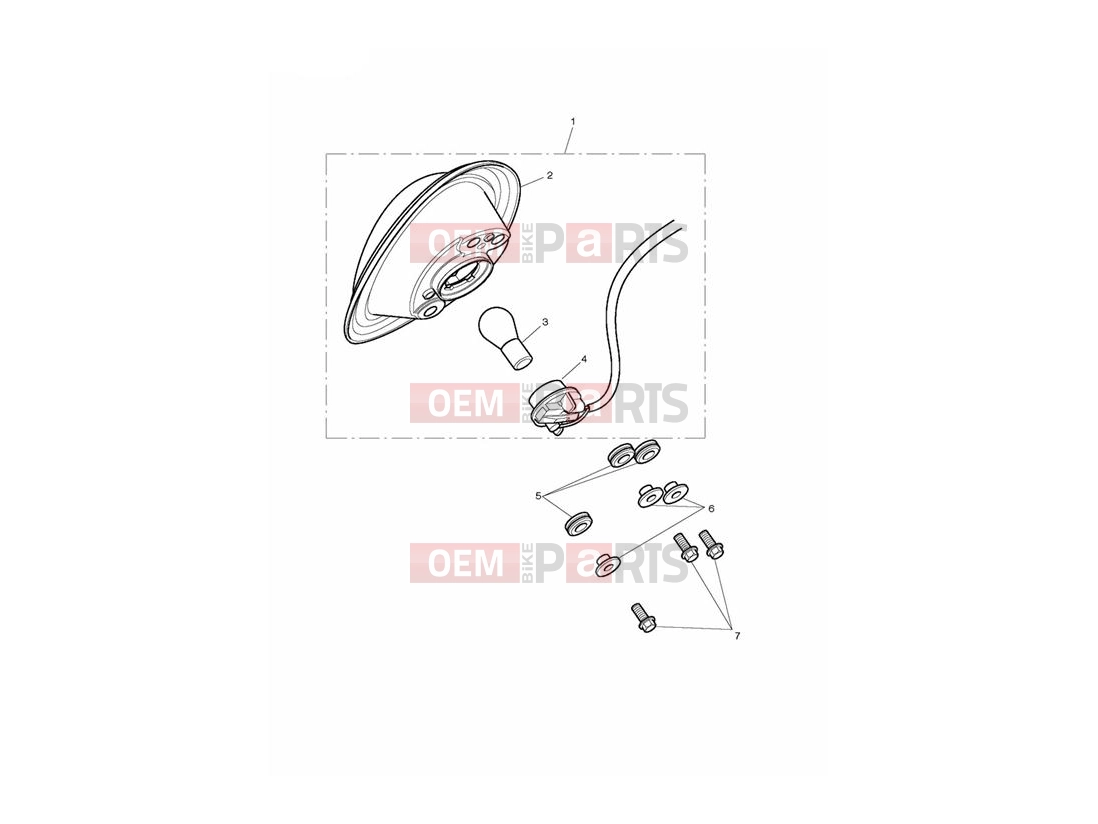 Triumph 2010 ROCKET III TOURING Rear Light