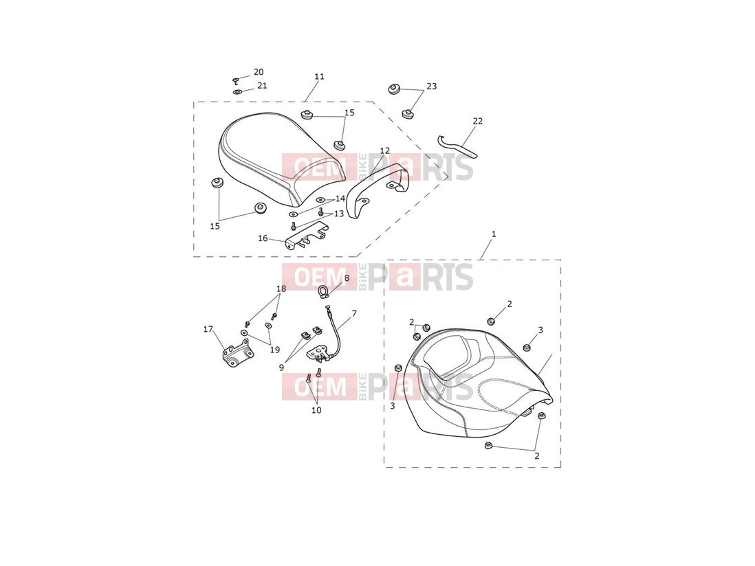 Triumph 2014 THUNDERBIRD COMMANDER Seat