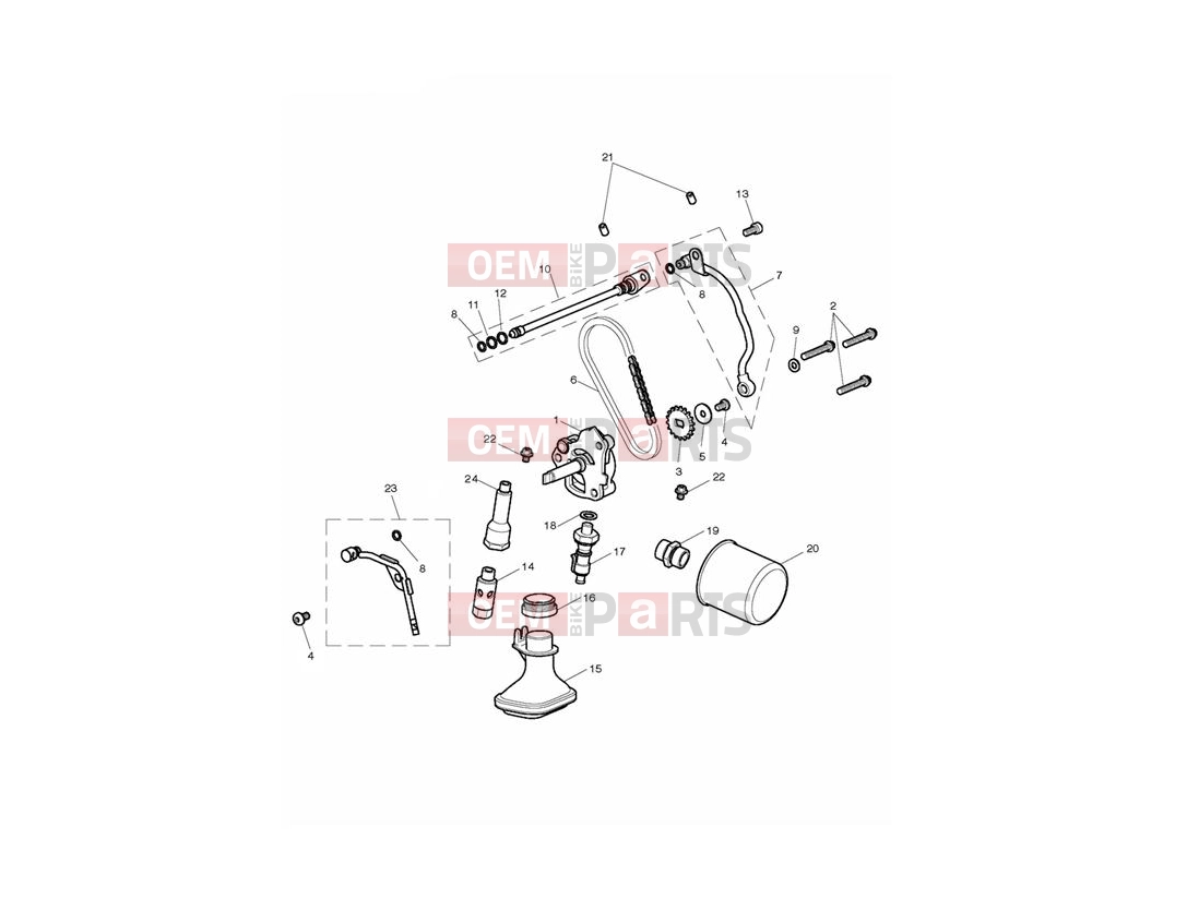 Triumph 2014 THUNDERBIRD COMMANDER Lubrication System