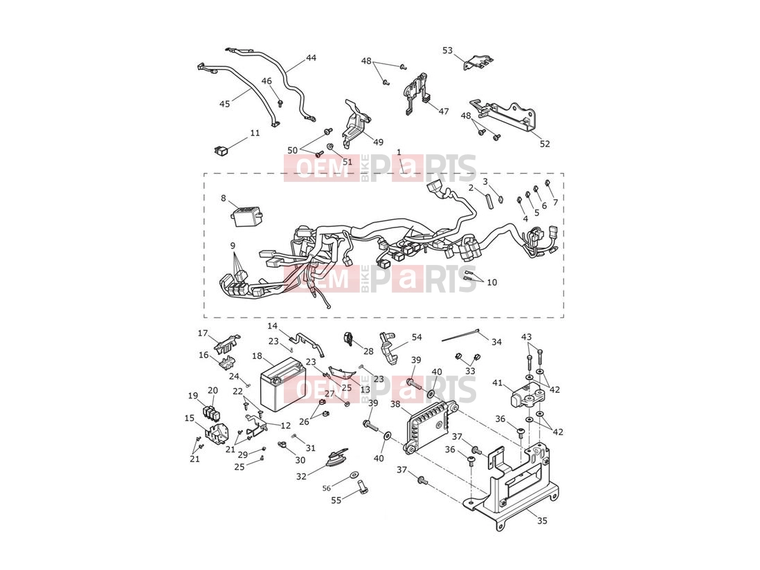Triumph 2014 THUNDERBIRD LT Electrical Equipment
