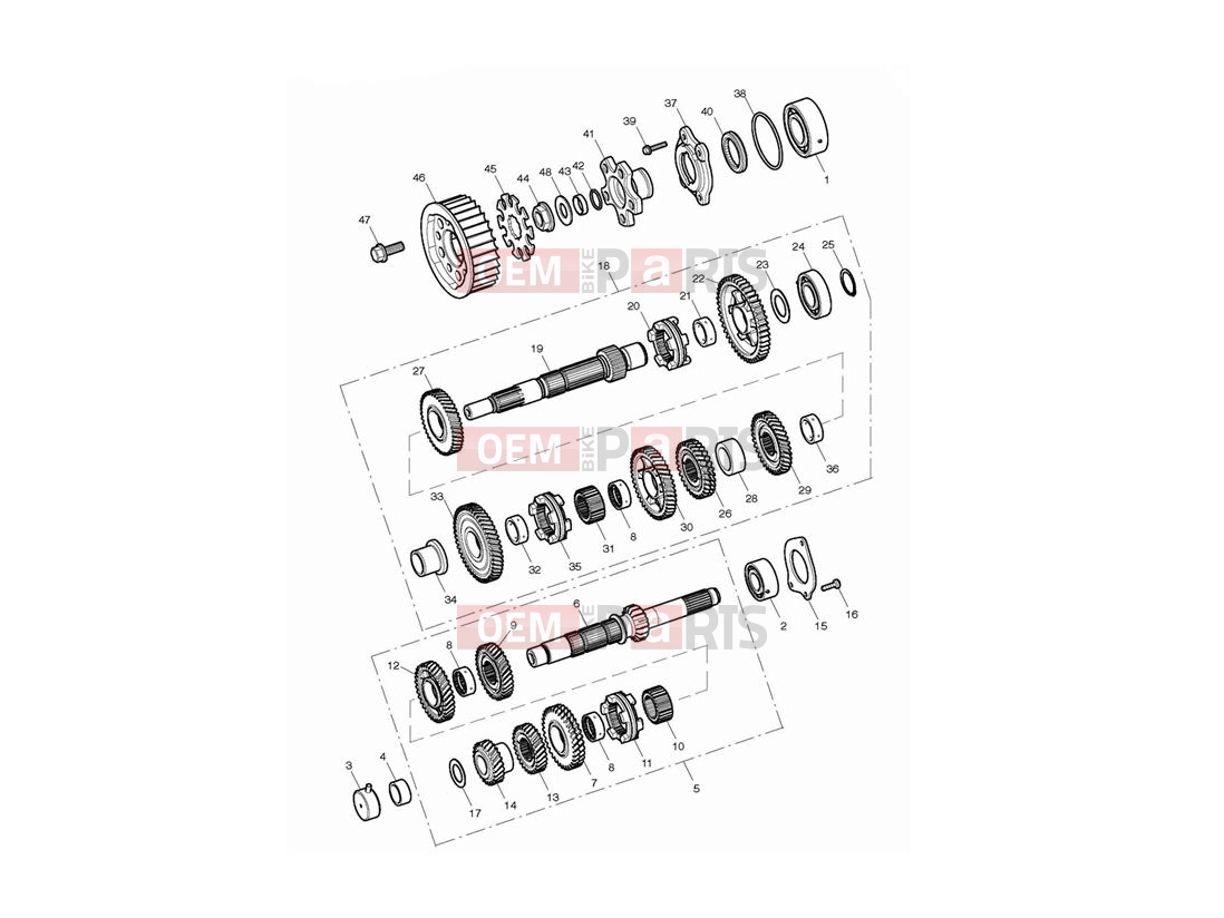 Triumph 2015 THUNDERBIRD LT Transmission