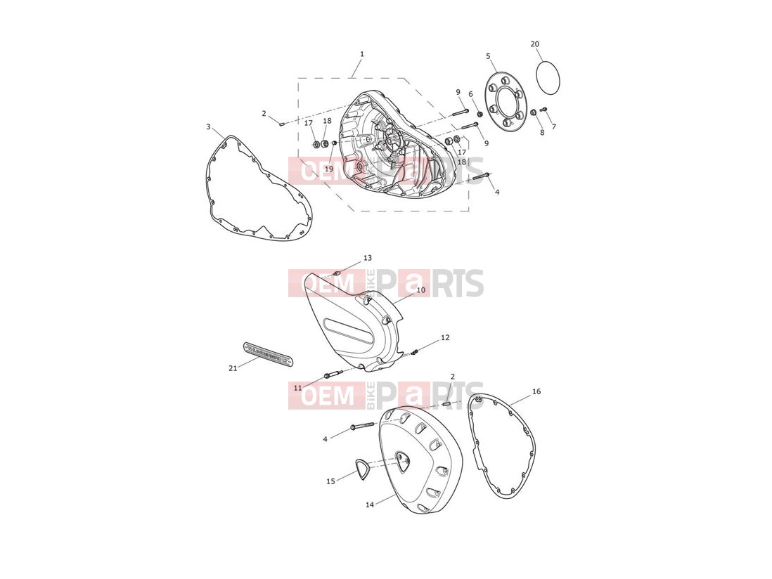 Triumph 2015 THUNDERBIRD LT Engine Covers