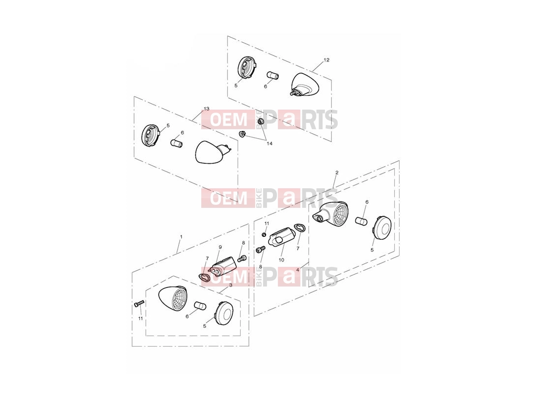 Triumph 2014 THUNDERBIRD STORM Indicators