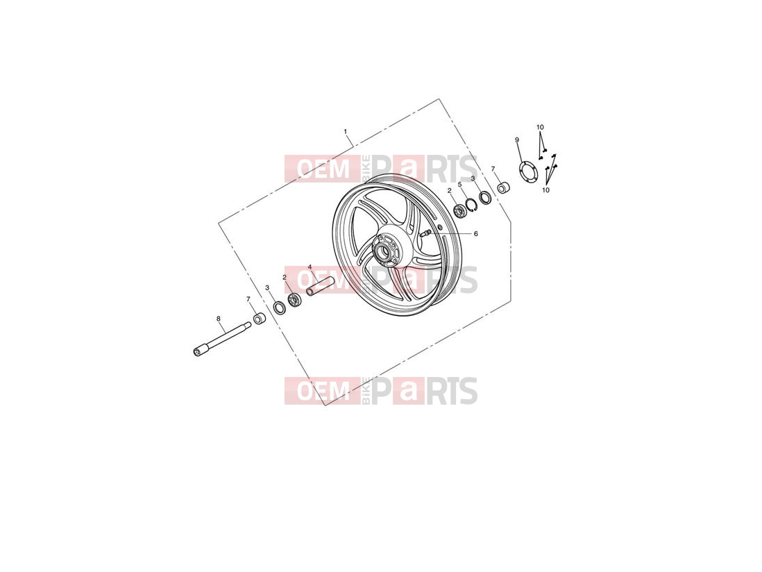 Triumph 2011 THUNDERBIRD STORM Front Wheel