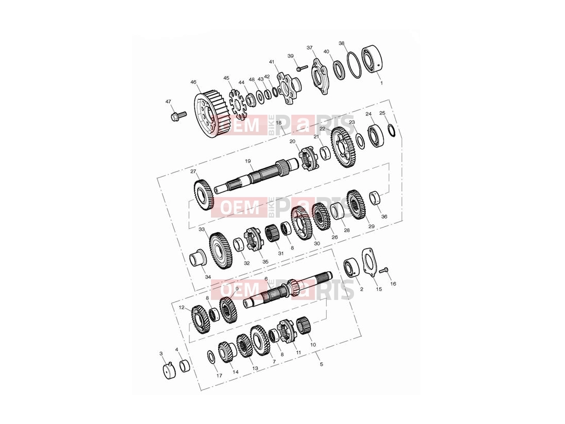 Triumph 2011 THUNDERBIRD STORM Transmission
