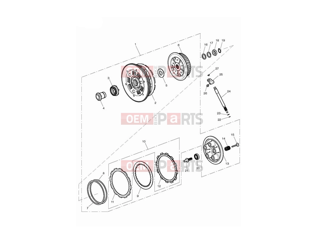 Triumph 2011 THUNDERBIRD STORM Clutch