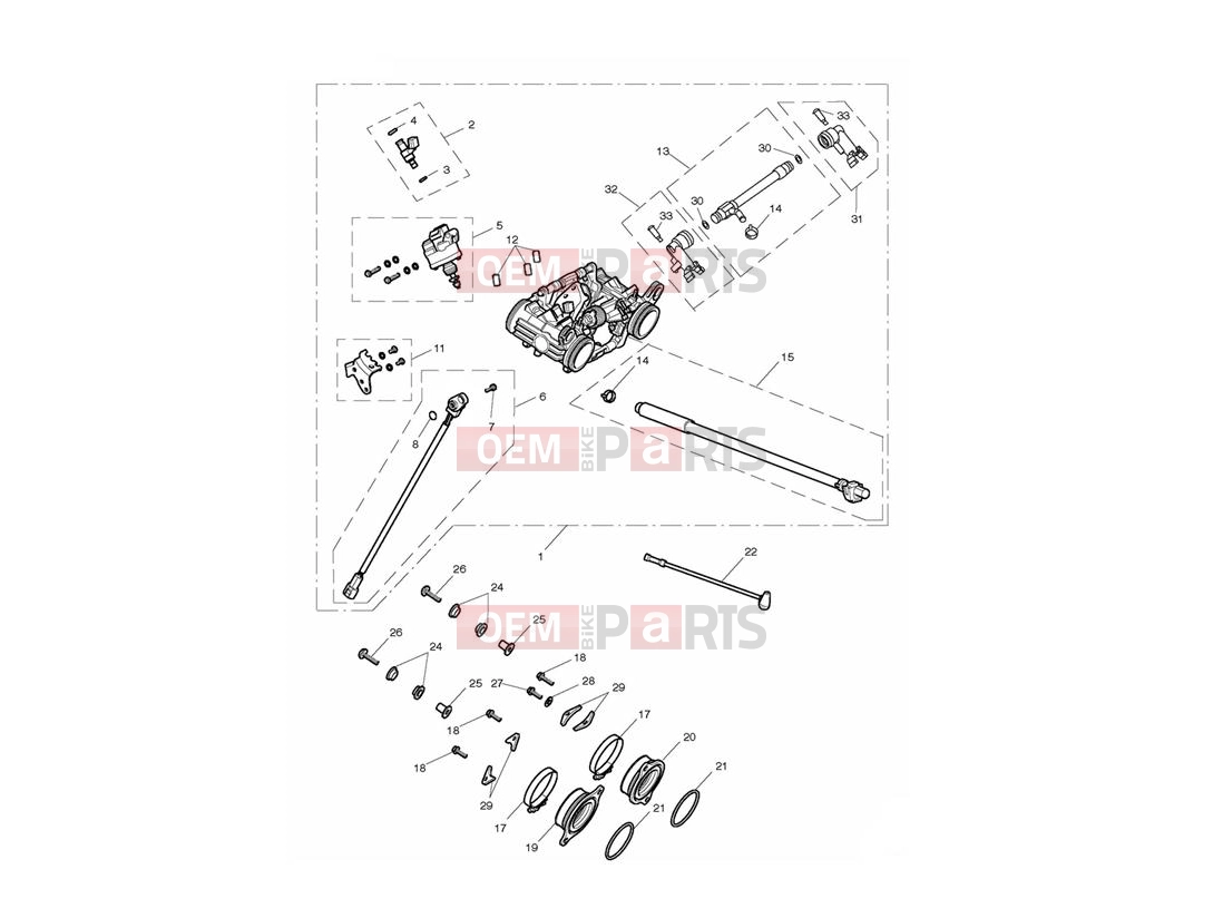 Triumph 2011 THUNDERBIRD STORM Throttle Bodies