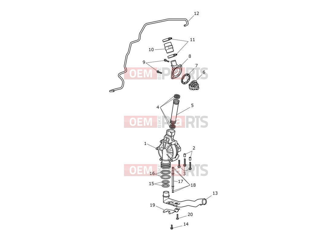Triumph 2013 THUNDERBIRD STORM Cooling System - Continued