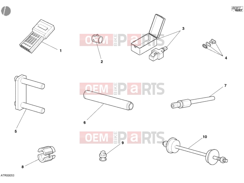 DUCATI 2003 Monster 800 WORKSHOP SERVICE TOOLS, FRAME » FRAME