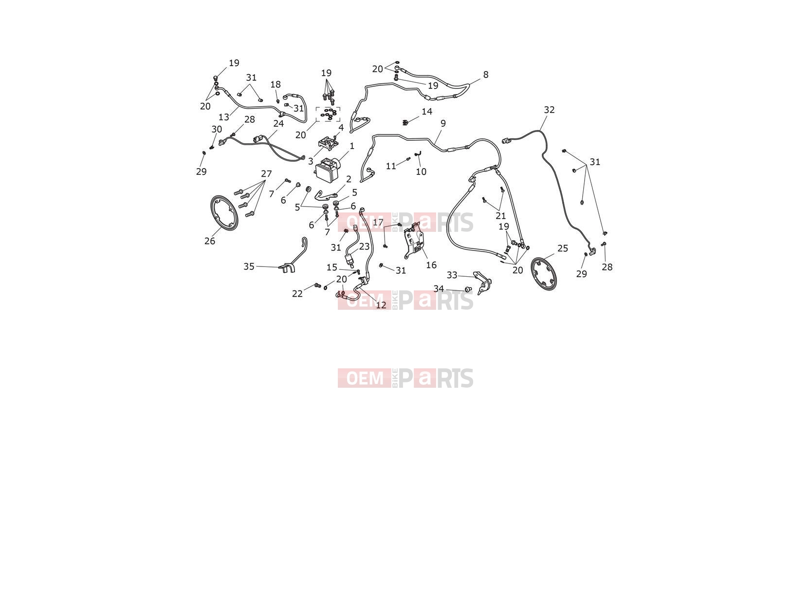 Triumph 2019 SCRAMBLER 1200 XE ABS System