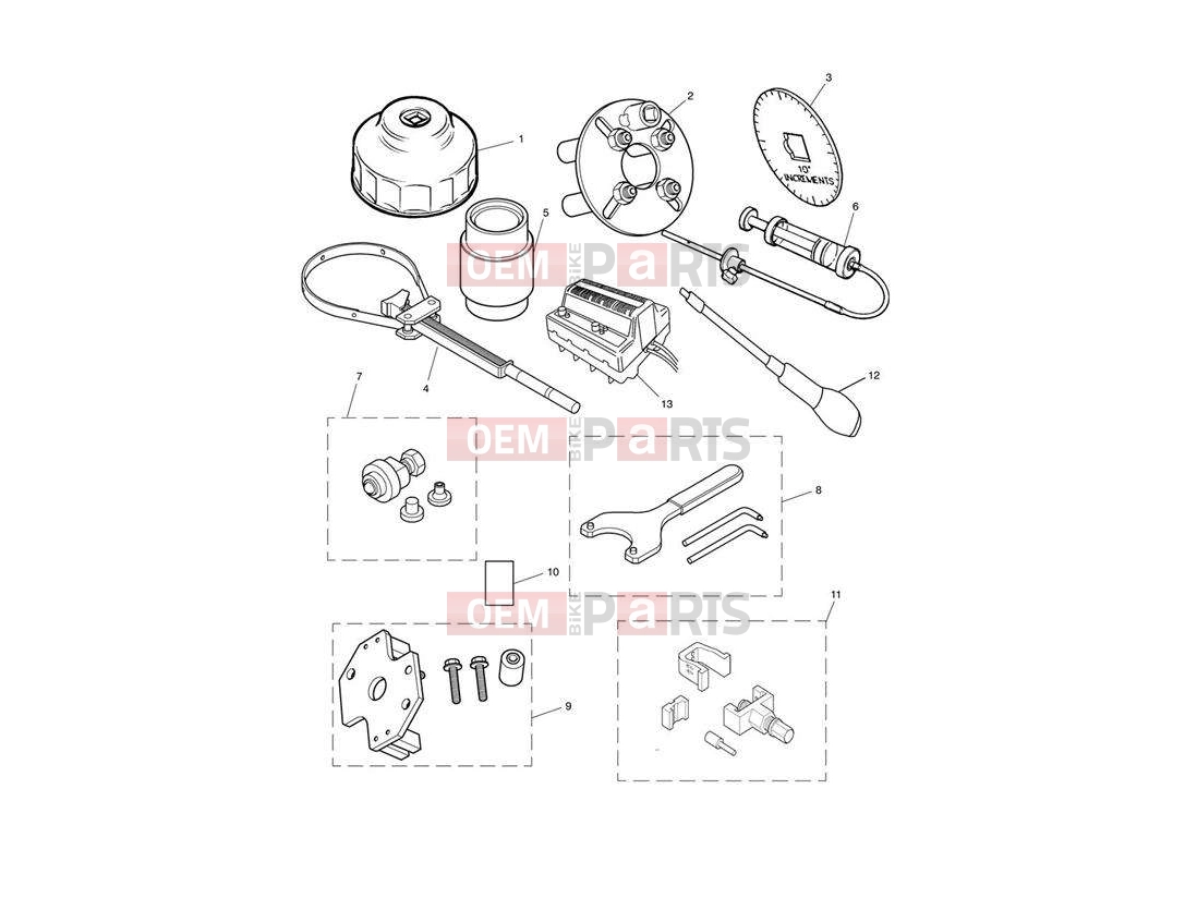 Triumph 2005 SPEEDMASTER CARBS Service Tools