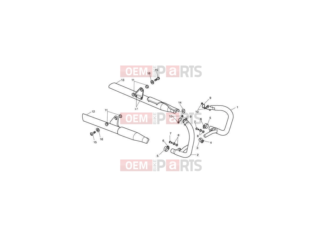 Triumph 2008 SPEEDMASTER EFI Exhaust System