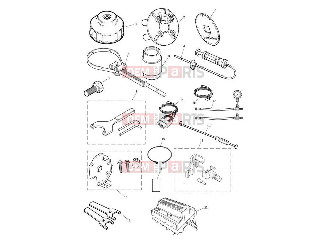 Triumph 2012 SPEEDMASTER EFI Service Tools