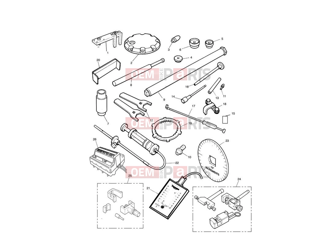 Triumph 1993 TROPHY > 29155 Service Tools