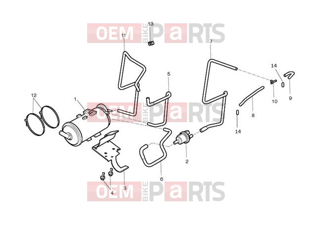 Triumph 2012 SCRAMBLER EFI Evaporative Loss Control System