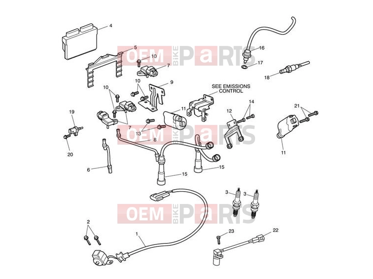 Triumph 2013 SCRAMBLER EFI Ignition System
