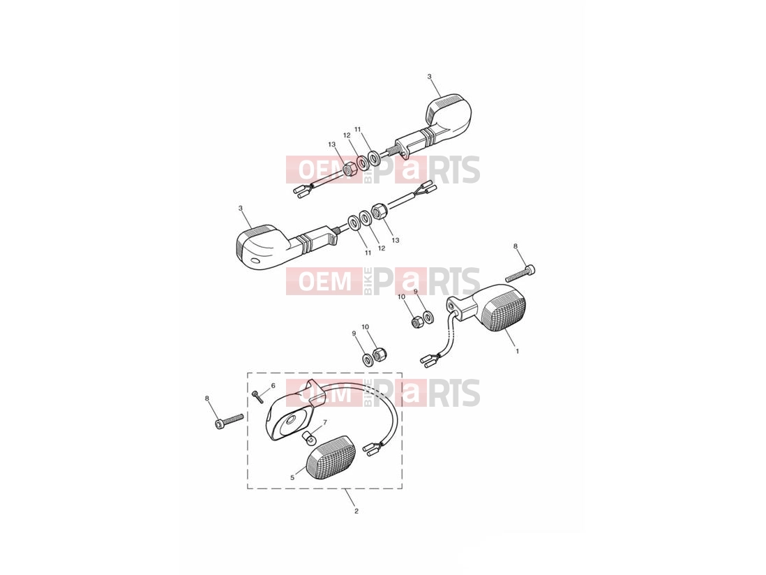 Triumph 2000 TT600 Indicators