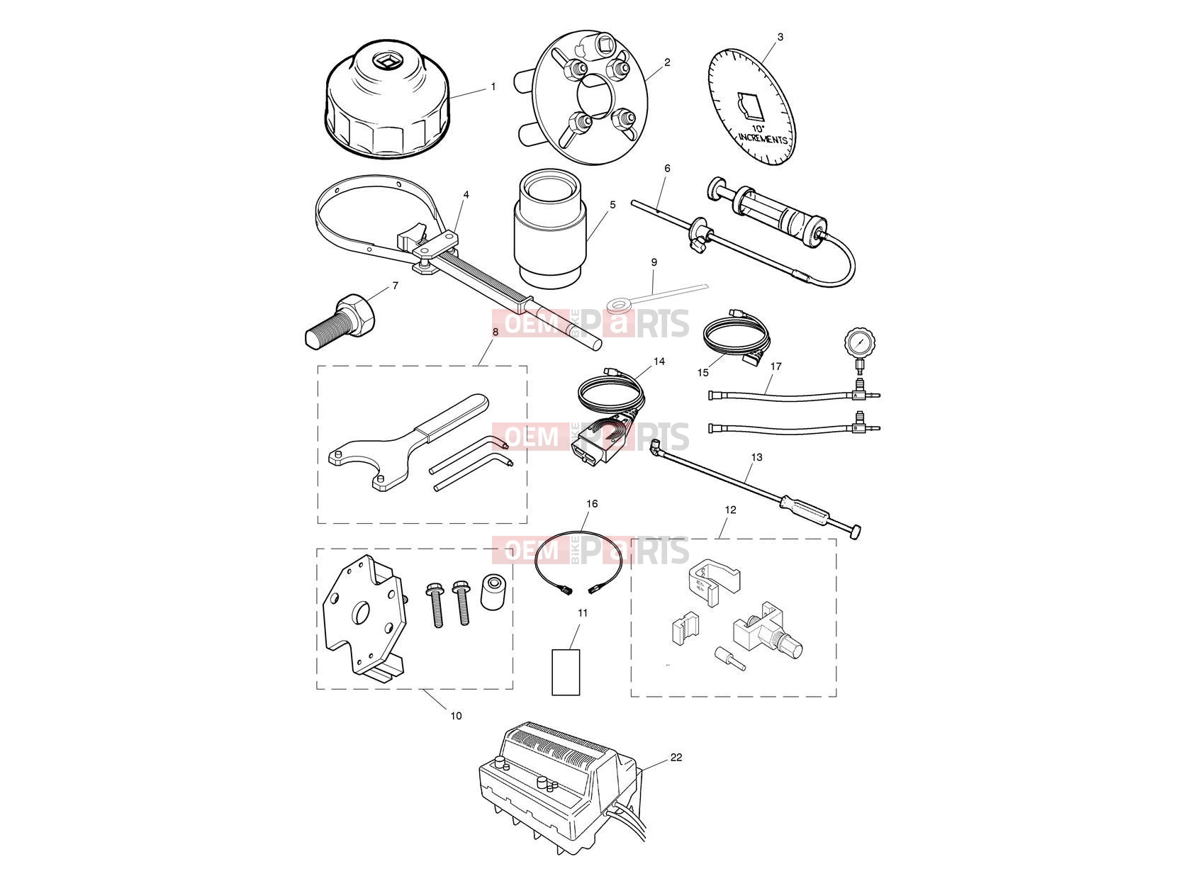 Triumph 2013 THRUXTON 900 EFI Service Tools