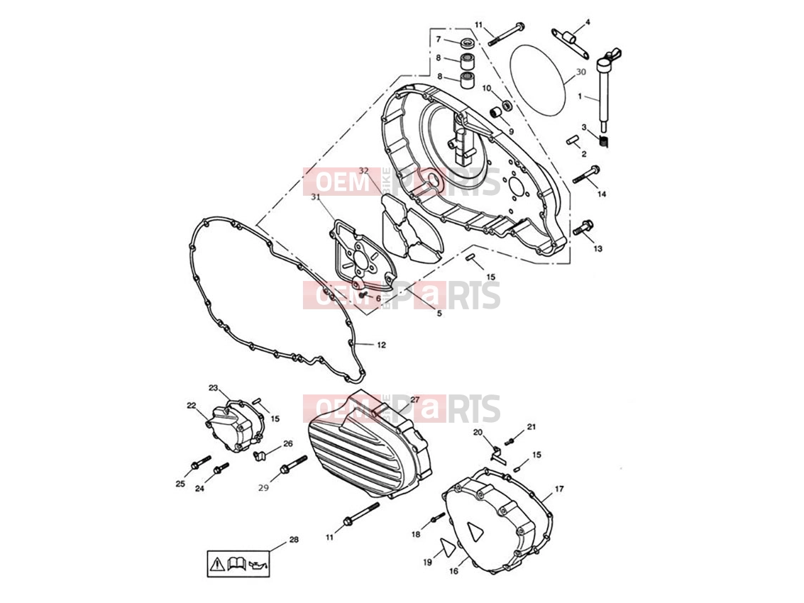 Triumph 2011 AMERICA EFI Engine Covers