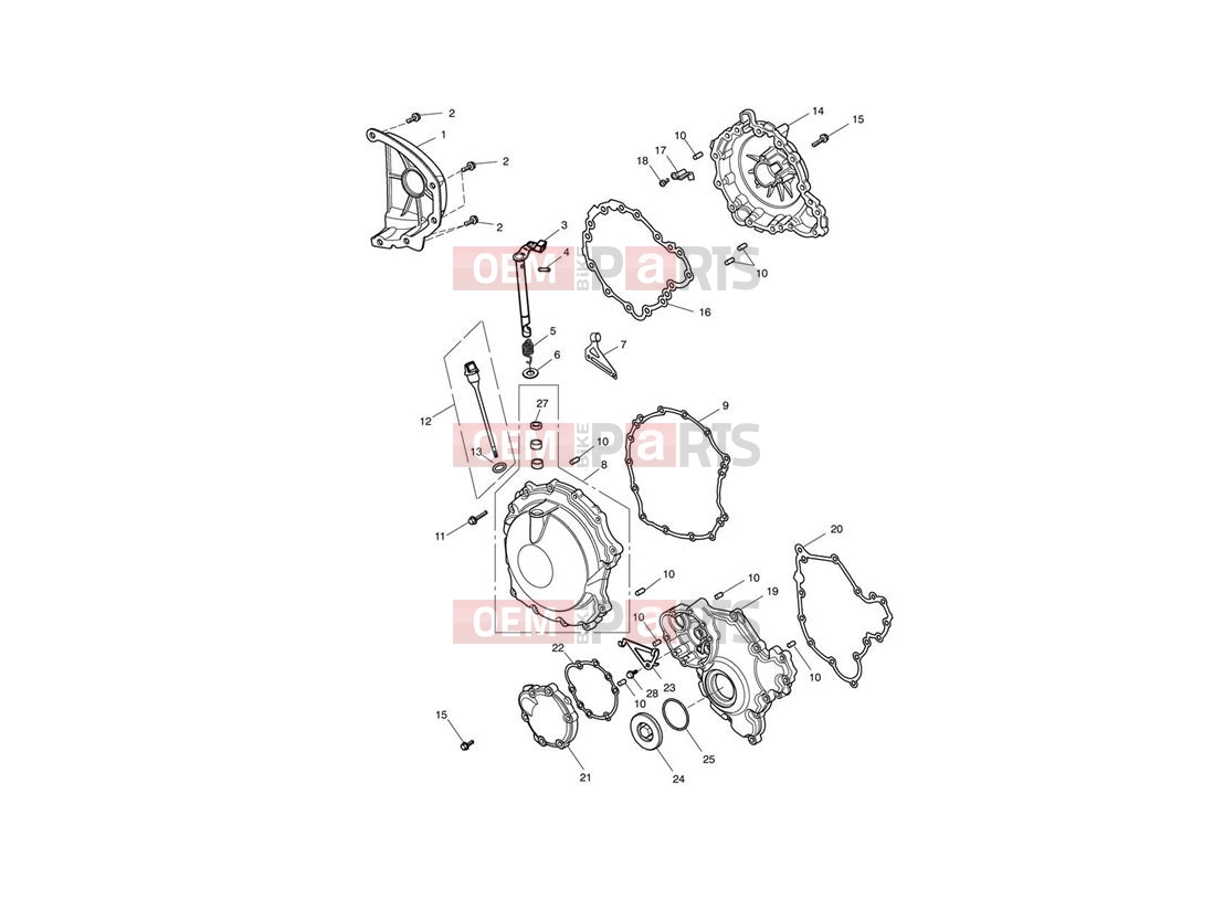 Triumph 2012 Tiger 1050 Engine Covers