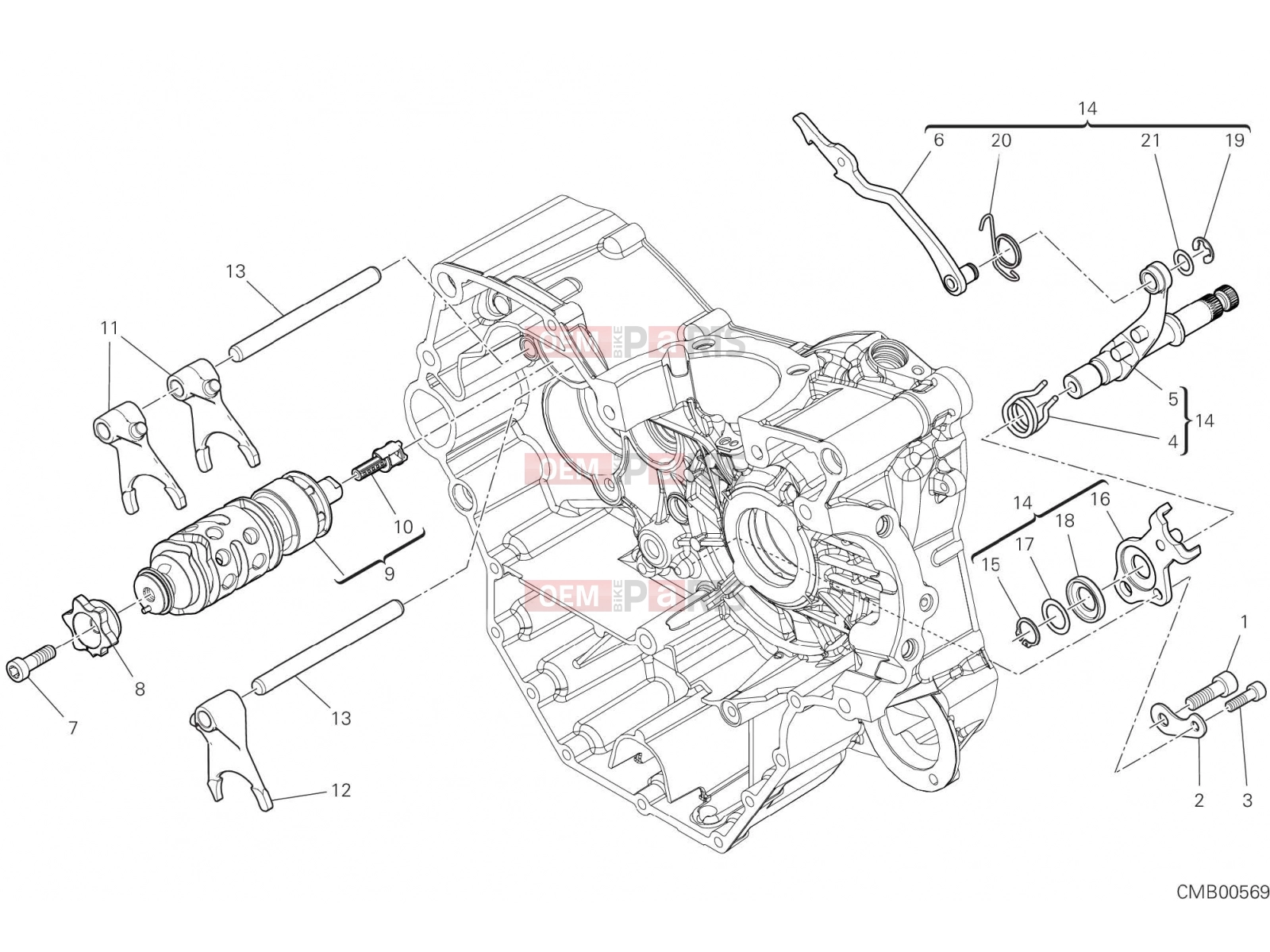 DUCATI 2023 Monster SHIFT CAM - FORK