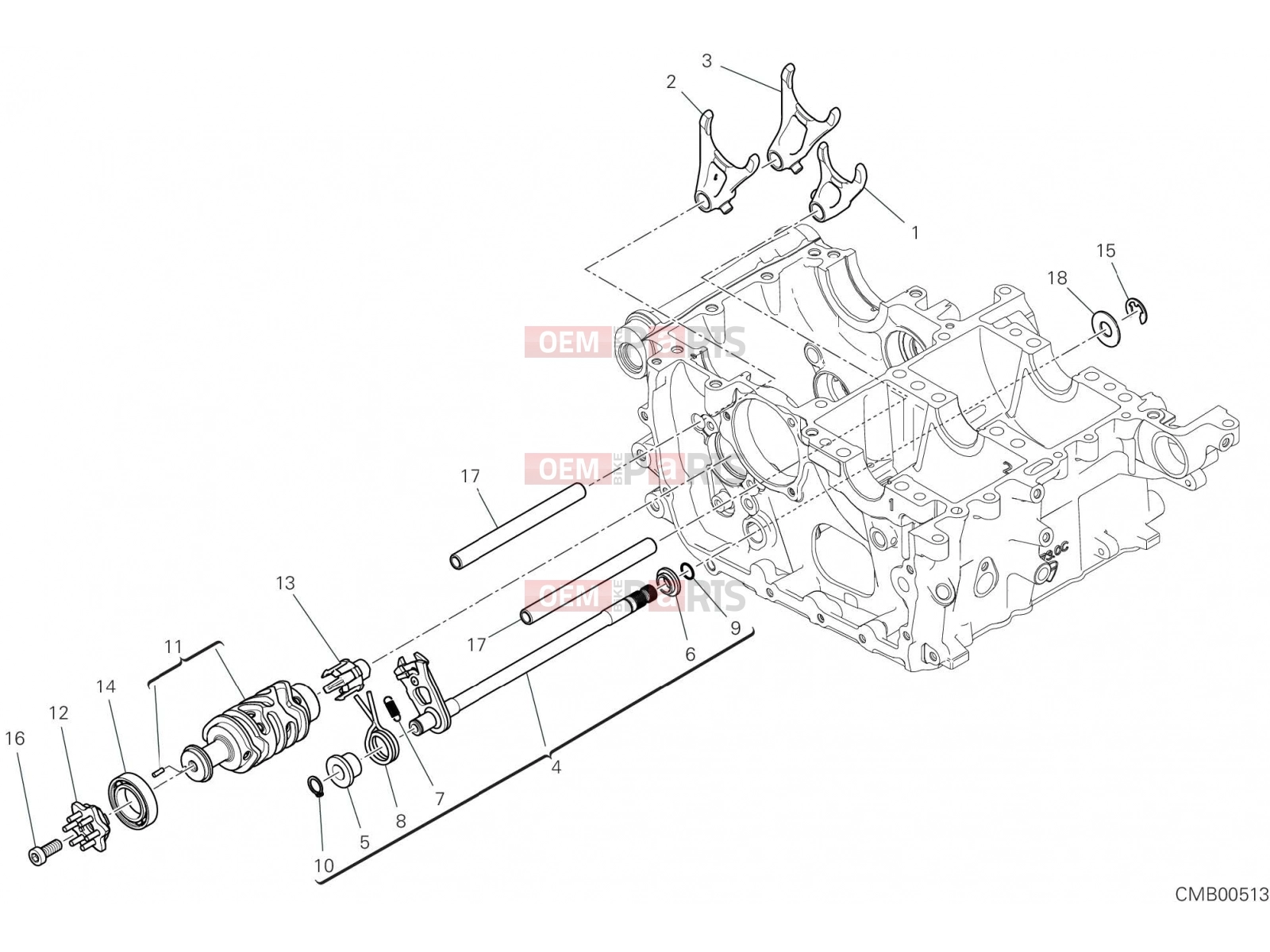DUCATI 2023 Multistrada V4 SHIFT CAM - FORK