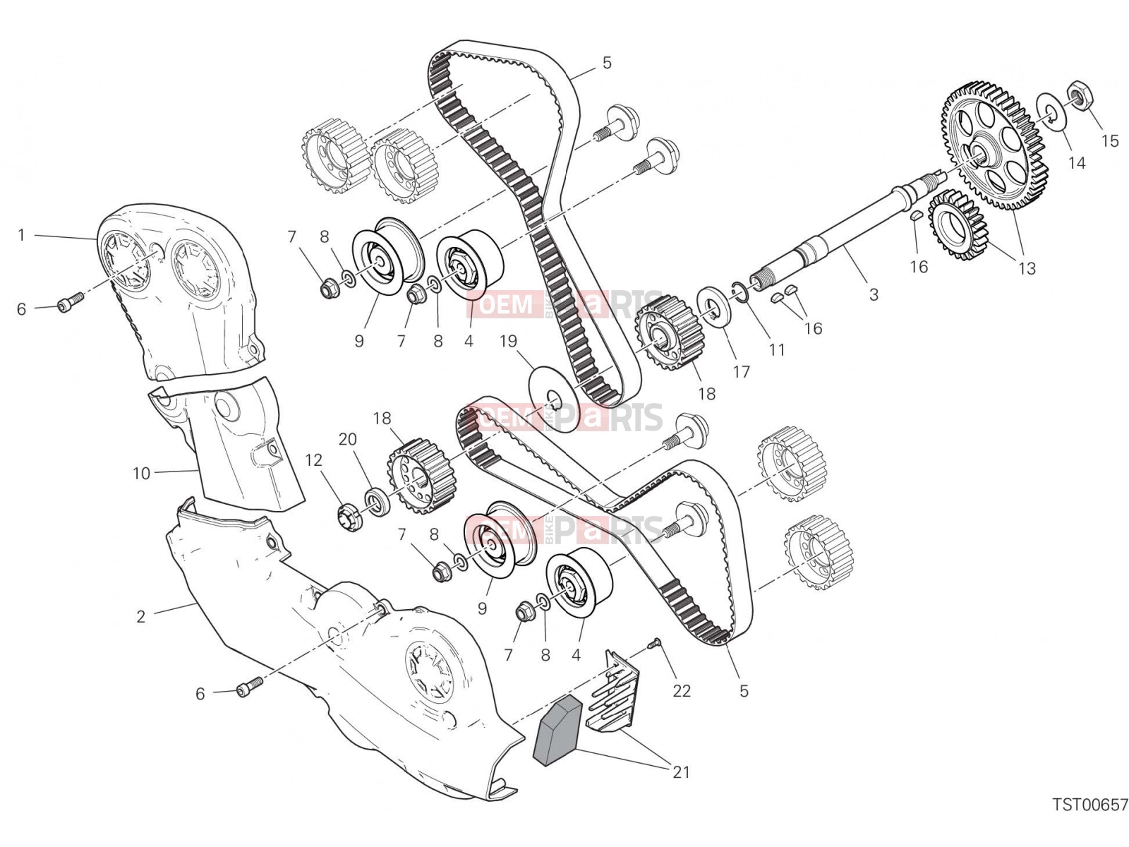 DUCATI 2023 Multistrada V2 TIMING SYSTEM
