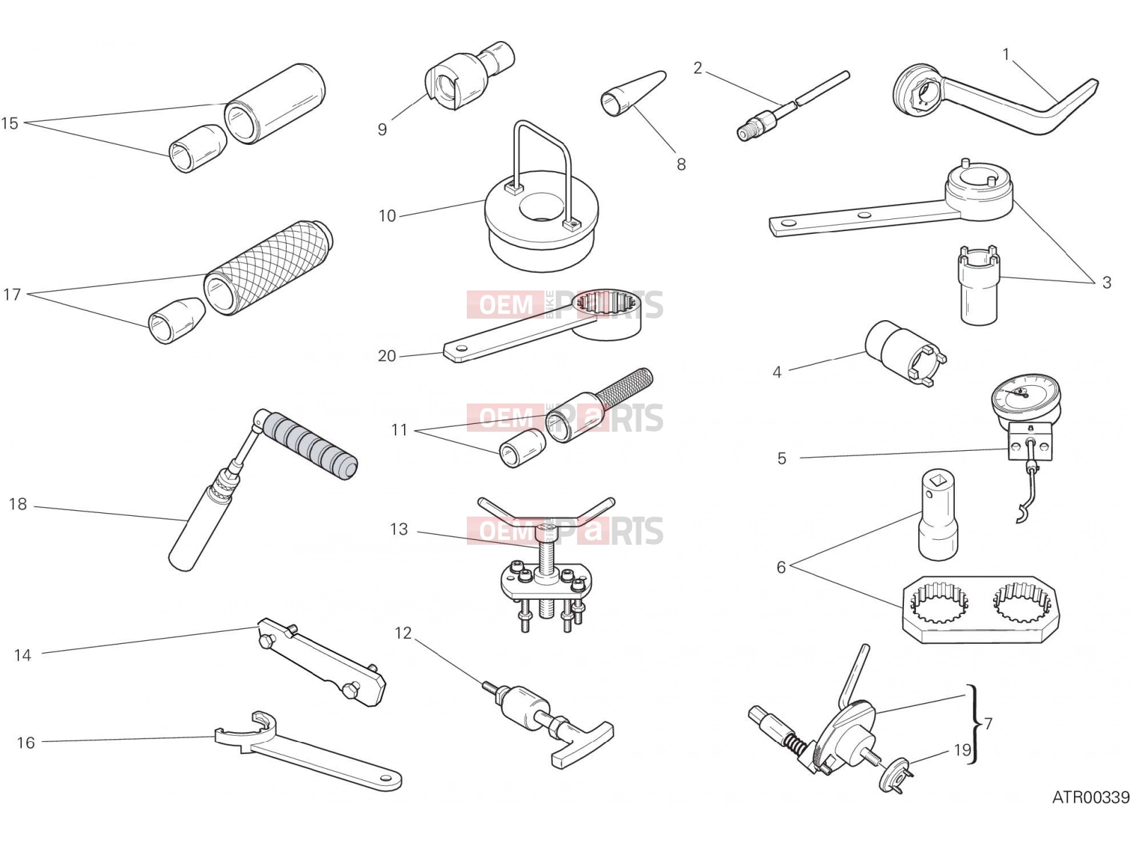 DUCATI 2017 Monster 1200 R WORKSHOP SERVICE TOOLS, ENGINE [MOD:M 1200R]