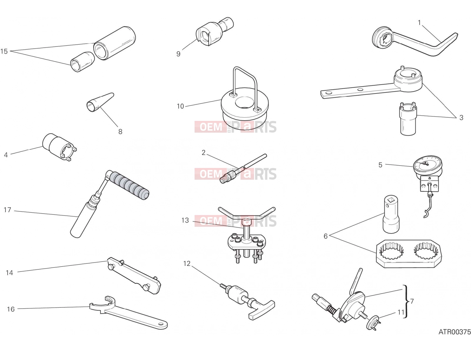 DUCATI 2019 Monster 1200 WORKSHOP SERVICE TOOLS, ENGINE [MOD:M 1200]
